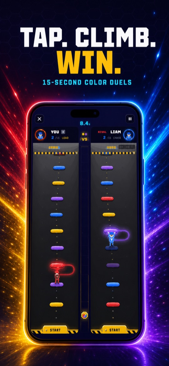 Don't Miss color climbing gameplay
